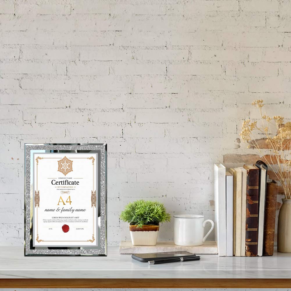 Amazon.co.jp: Lethromri フォトフレーム a4 賞状額 ガラス